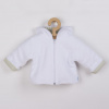New Baby Luxusný detský zimný kabátik s kapucňou Snowy collection Biela