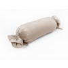 Biante Zamatový vankúš valec bonbon Velvet Prémium SVP-020 Béžový 15x80 cm