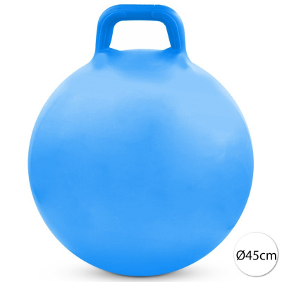 KIK KX5383 Detská skákacia lopta 45 cm modrý