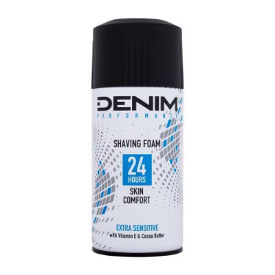 Denim Performance Extra Sensitive Shaving Foam pena na holenie pre citlivú pleť 300 ml pre mužov