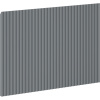 Mexen Rivel čelný ryhovaný panel ku korpusu skrinky do kúpeľne 70 x 43,5 cm, grafit matný - 91A20-0700-470-1-66