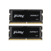 DDR 5 32 GB 6000MHz . SODIMM CL38 Kingston FURY Impact XMP (2x16GB) KF560S38IBK2-32
