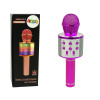mamido Bezdrôtový mikrofón USB reproduktor nahrávanie karaoke model ružový
