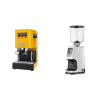 Gaggia New Classic EVO BC, yellow + Eureka Atom Specialty 75, white