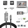 USB-C ADAPTÉR NA HDMI 4K UHD 200CM MHL