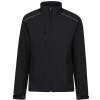Regatta Pánska softshell bunda TRA651 Čierna XL