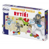 Detoa magnetické puzzle Rytieri