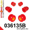 036135B: Front suspension bush kit 19mm 031195 - 031525 x 2 Red