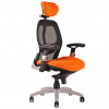 Ergonomická kancelárska stolička OfficePro Saturn Farba: oranžová 4 farby