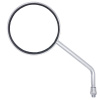 Universal Mirror Set Chrome Round 10mm (RHS Reverse Thread) Pair (MRU045) MRU045