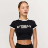 Dámske tričko Varsity Black - GymBeam Veľkosť: S 116143-2-S