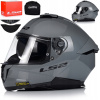MOTOCYKLOVÁ PRILBA LS2 FF808 STREAM II blenda nardo SYSTEM PINLOCK