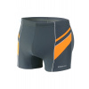 Sesto Senso Pánske plavky boxerky SS-357 Tmavosivá 2XL