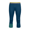 Ortovox pánské merino spodky Fleece Light Short Pants M | farba: petrol blue, veľkosť: L