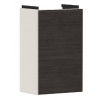 Hansgrohe Xevolos E - Umývadlová skrinka 58x34x25 cm, 1 dvierka, pánty vpravo, matná béžová/tmavý dub 54170730