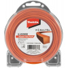 Makita struna nylonová Plus 2,4mm, 15m, oranžová, hranatá E-02808