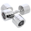 Chrómované činky CHD09 HMS 2 x 9 kg