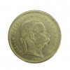 Zlatá mince 8 gulden 20 Fr Františka Josefa I. Uherská ražba 1871 KB