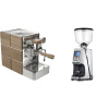 Stone Espresso Mine Premium Wood + Eureka Atom Specialty 65, chrome