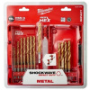 HSS-G Titan - sada vrtáků do kovu RED HEX 2 - 10 mm