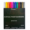 Artmagico Premium akrylové markery jemný hrot 1,0 mm sada 12 ks