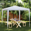 zahrada-XL Párty stan 2,5x2,5 m, biely 48497