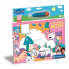 CLEMENTONI Puzzle s maľovaním vodou Water Magic: Prasiatko Peppa 15 dielikov