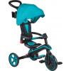 Globber Scooter Globber detská trojkolka skladacia 4v1 - Teal