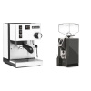 Rancilio Silvia BC, white + Eureka Mignon Specialita, CR anthracite