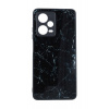Kryt TopQ Marble Xiaomi Redmi Note 12 Pro+ 5G pevný Smoky Black 97582