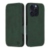 Techsuit Safe Wallet Plus otvárací obal na - iPhone 15 pro - Green