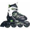 Muuwmi nastavitelné dětské inline brusle, zelené vel. 33-36