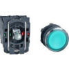 Schneider Electric Osvětlené ovládací tlačítko 22mm, samovratné, zelené 1Z/1R (XB5AW33M5)