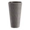 Kvetináč Prosperplast SANDY SLIM šedý kameň 29,7 cm