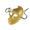 Benátská maska - škraboška Varianta: 3 zlatá, Balení: 1 ks