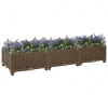 vidaXL Vyvýšený záhon 120x40x23 cm polypropylén - Hnedá - 169396-103697