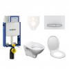 S-line Cenově zvýhodněný závěsný WC set Geberit k zazdění + WC Pro 110.302.00.5ND8