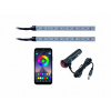 Osvetlenie interiéru auta RGB 2x12LED BLUETOOTH