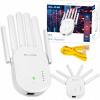 VÝKONNÝ ZOSILŇOVAČ SIGNÁLU WI-FI REPEATER 300 MB/S RP-2 BLOW WPS RJ-45 2.4GHZ