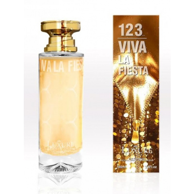 Luxure 123 Viva La Fiesta, Parfumovaná voda 100ml (Alternatíva vône Carolina Herrera 212 VIP Rose) pre ženy