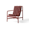 HAY Textilný podsedák Palissade Lounge Chair High Soft Quilted Cushion, iron red