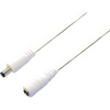BKL Electronic 072096 nízkonapäťový predlžovací kábel nízkonapäťová zástrčka - nizkonapäťová zásuvka 5.5 mm 2.1 mm 2.1 mm 3.00 m 1 ks; 072096