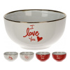 Keramická miska LOVE YOU 475 ml ACHI Vzory I LOVE: Červený with Love