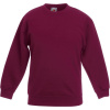 Fruit of the Loom F.O.L. | Classic Kids Set-In Sweat Detská mikina_16.2041 Farba: burgundy, Veľkosť: 128