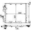 MAHLE Kondenzátor, klimatizace BEHR AC 376 000S