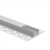ECO LIGHT Profil GPP03 pod omietku biely + mliečny difúzor 3m
