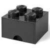LEGO® úložný box s šuplíkem 25 x 25 x 18 cm černá