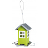TRIXIE Záhradné krmítko kovové domček 19x20x19cm zelený