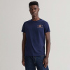 Pánske Tričko s krátkym rukávom GANT ARCHIVE SHIELD EMB SS T-SHIRT 2003081.433 – Tmavo modrá
