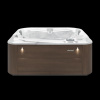 Jacuzzi J-215 Comfort Farba: Hnedá 19 trysiek, 3 miesta, CLEARRAY® filtrácia, Podsvietený vodopád